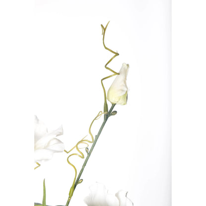 Clemátide artificial de 59 cm, color blanco