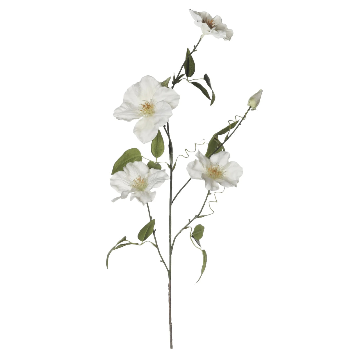Clemátide artificial de 82 cm, color blanco