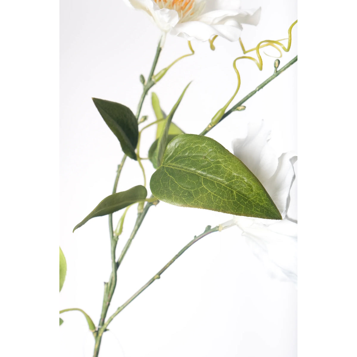 Clemátide artificial de 82 cm, color blanco