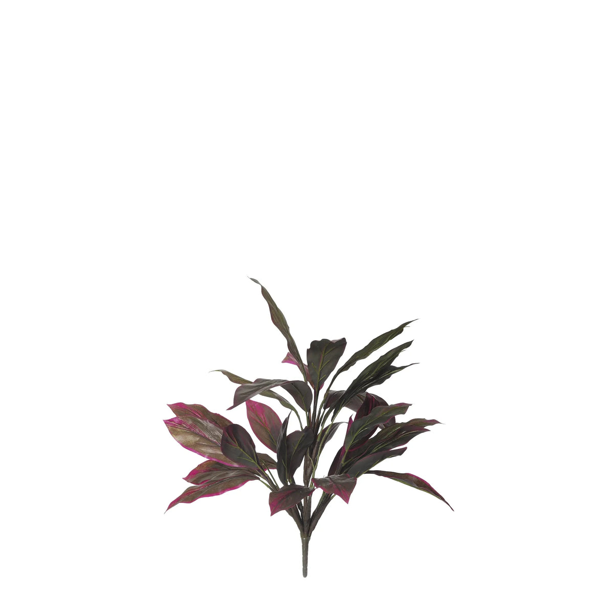 Cordyline artificial de 60 cm, color rojo