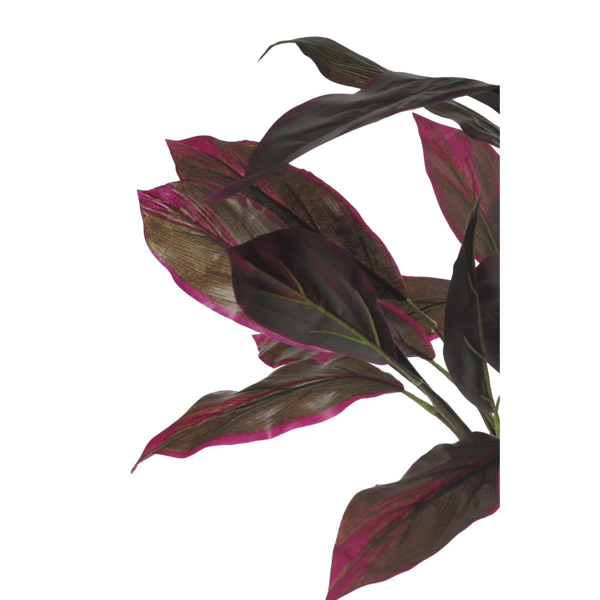 Cordyline artificial de 60 cm, color rojo