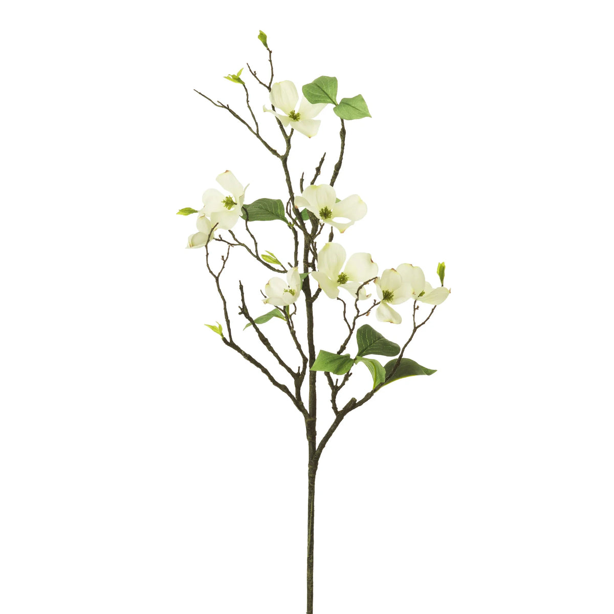 Cornejo artificial de 112 cm, color blanco