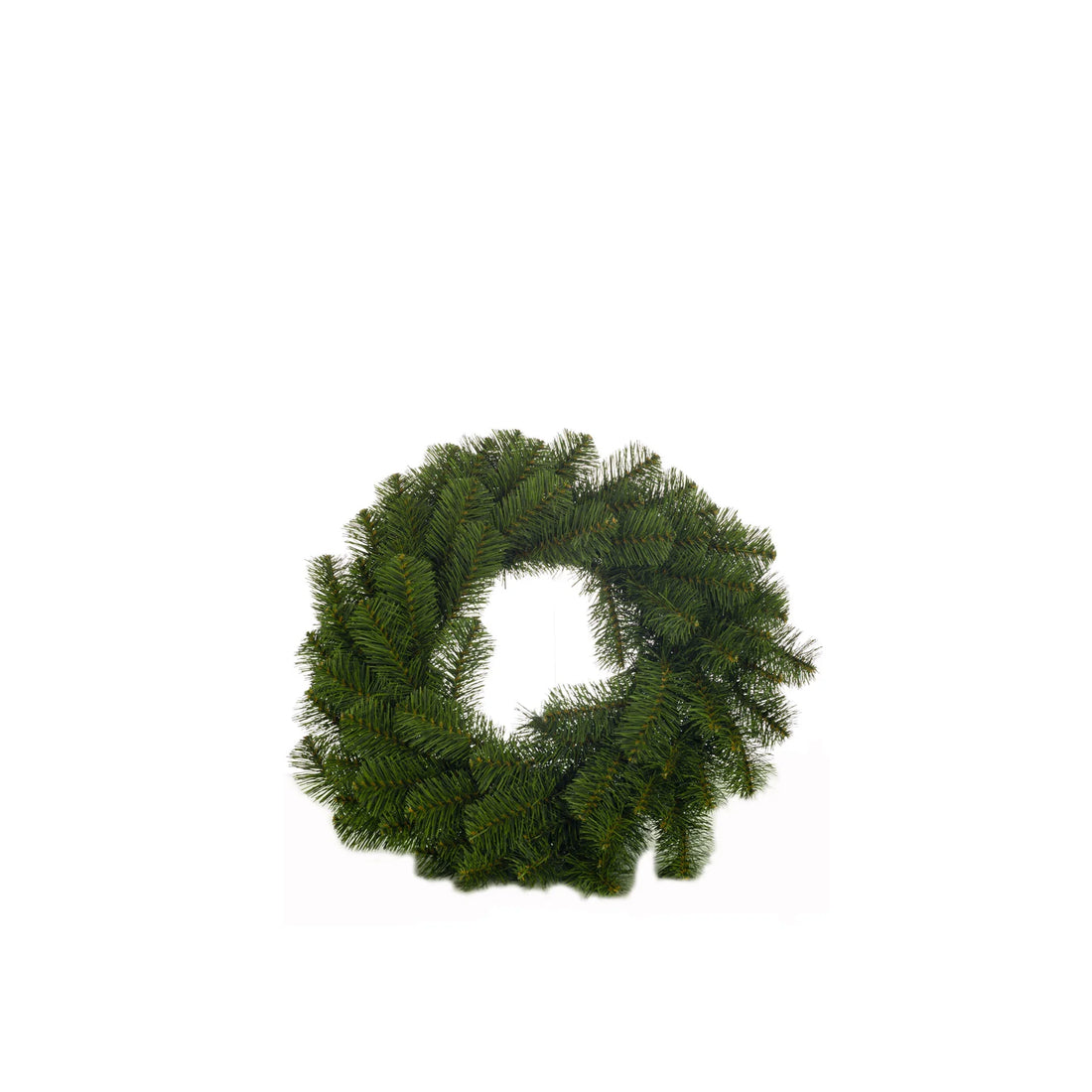 Corona artificial Mediana de 45 cm, color verde