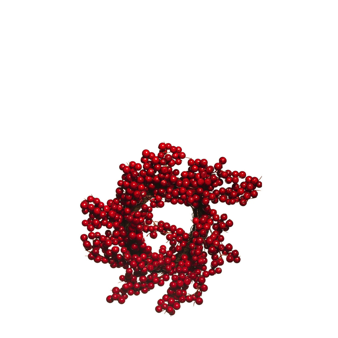 Corona de Bayas artificial de 55 cm, color rojo