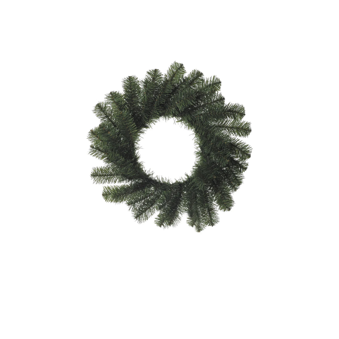 Corona de Pino Ángel artificial de 30 cm, color verde