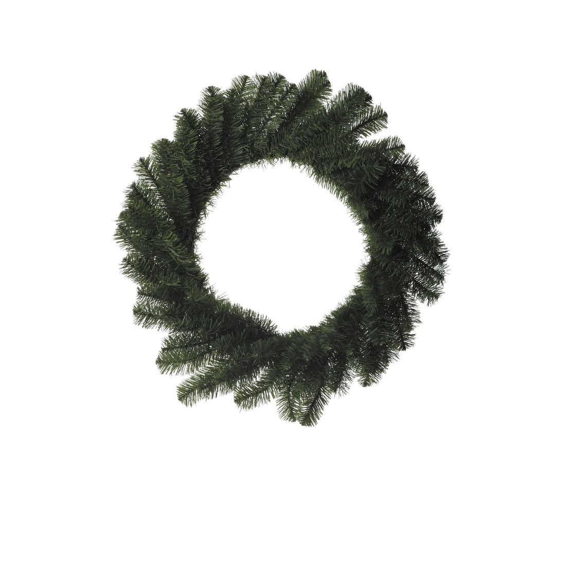 Corona de Pino Ángel artificial de 50 cm, color verde