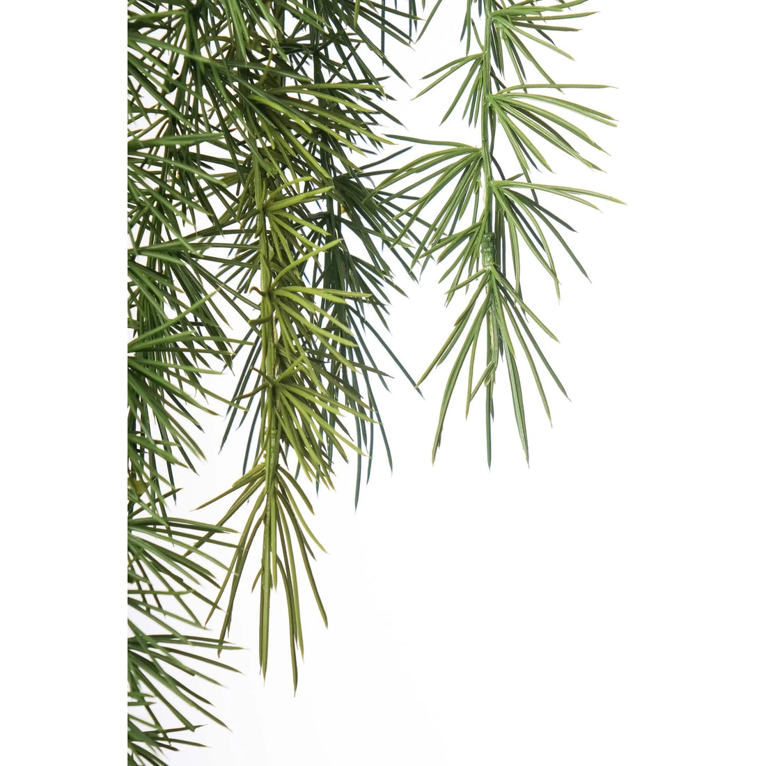 Corona de Pino Nórdico artificial Colgante de 45 cm, color verde