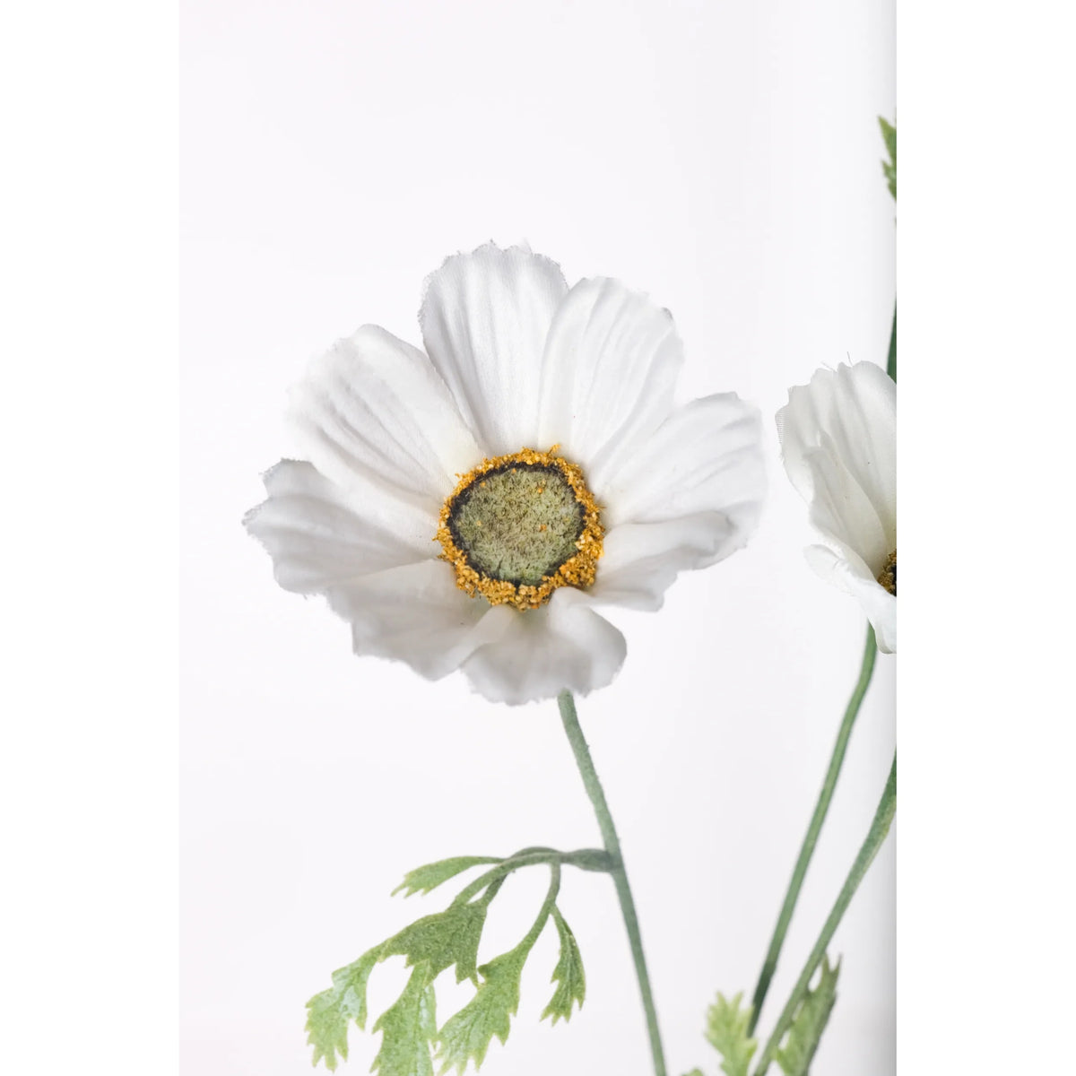 Cosmos artificial Blanco de 50 cm, color blanco