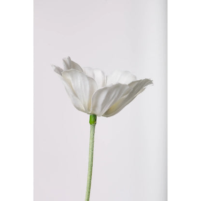 Cosmos artificial Blanco de 50 cm, color blanco