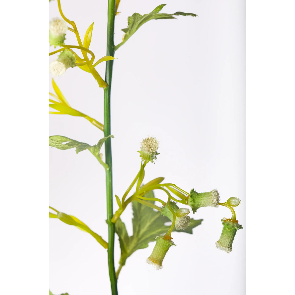 Cynara artificial de 84 cm, color blanco