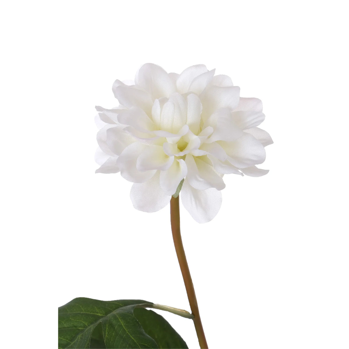 Dalia artificial de 42 cm, color crema