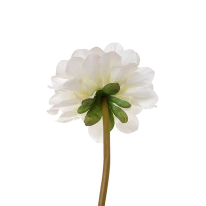 Dalia artificial de 42 cm, color crema
