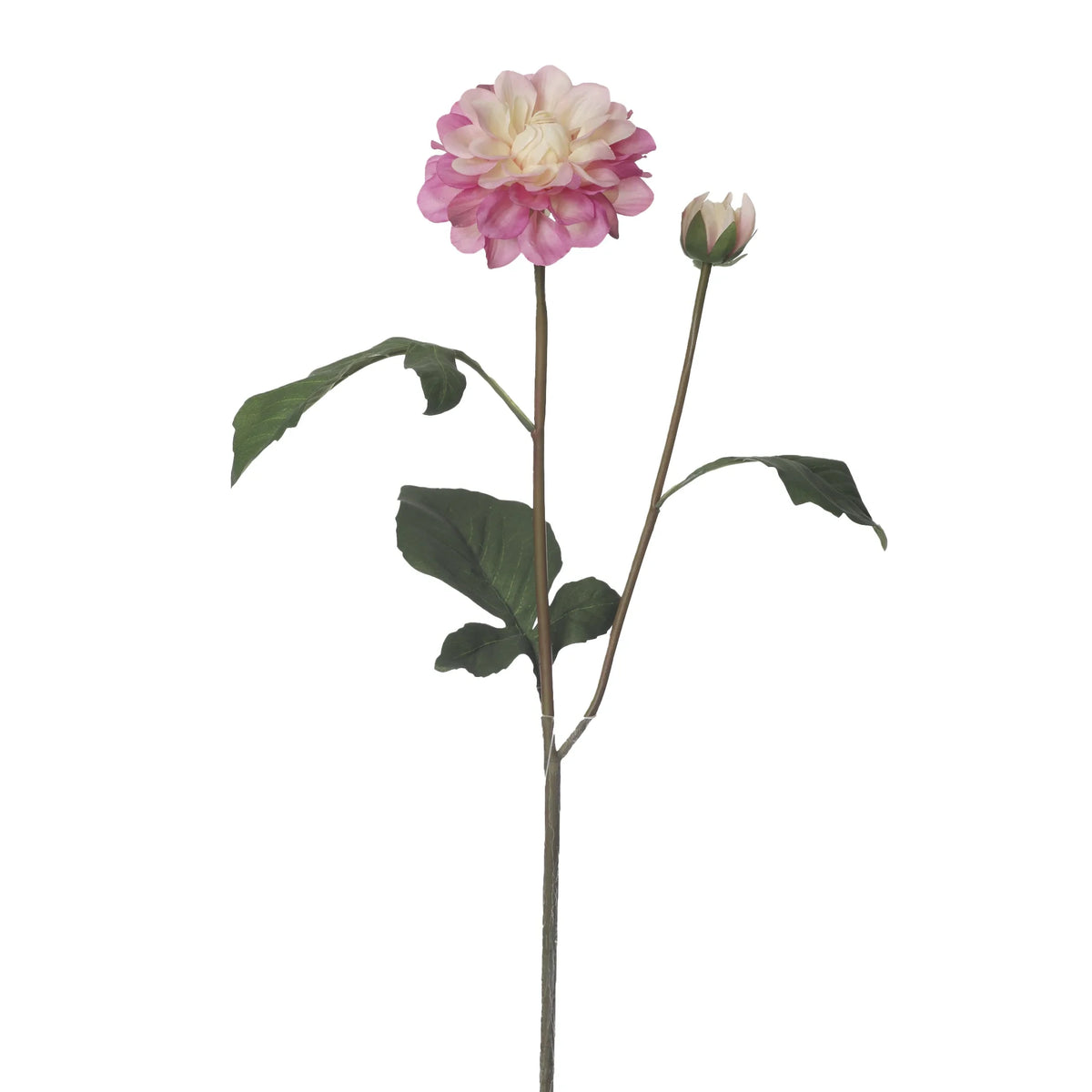 Dalia artificial de 42 cm, color rosa