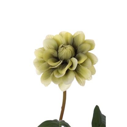 Dalia artificial de 42 cm, color verde