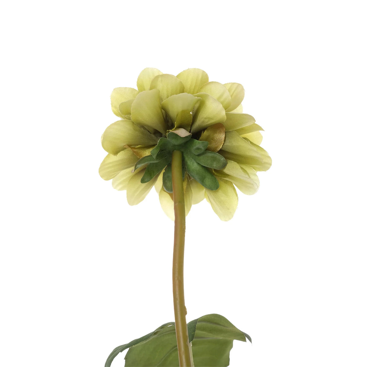 Dalia artificial de 42 cm, color verde