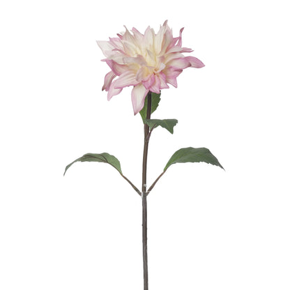 Dalia artificial de 43 cm, color rosa