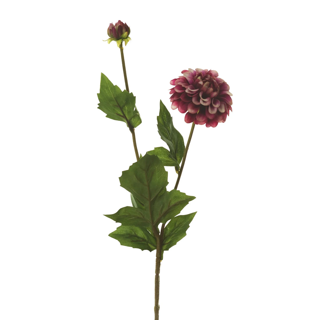 Dalia artificial de 55 cm, color rosa fuerte
