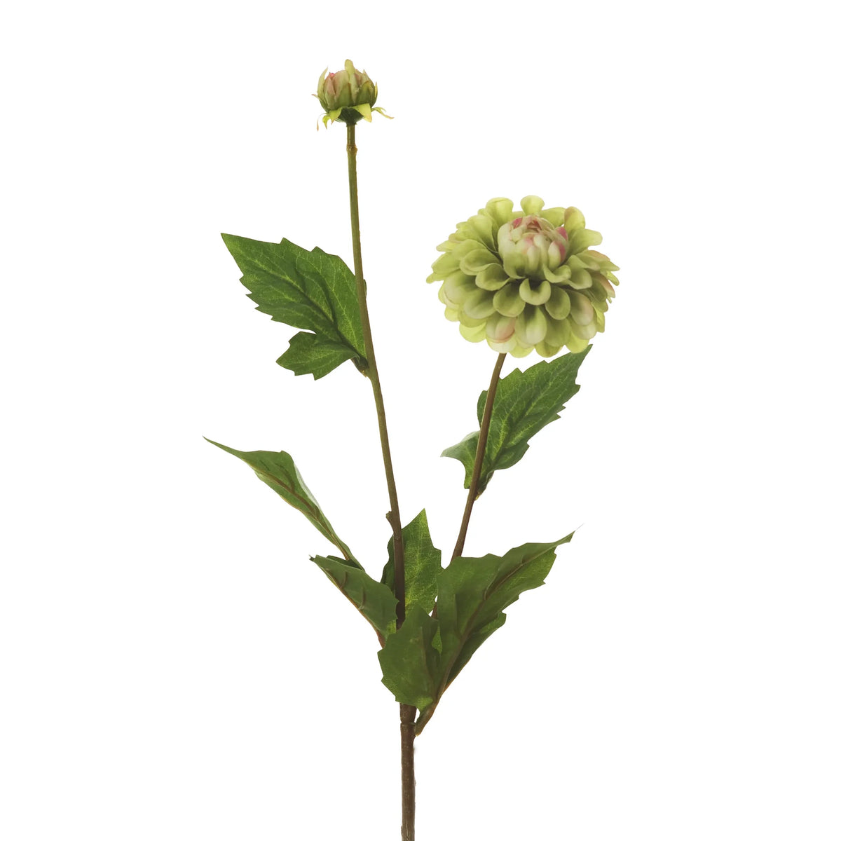 Dalia artificial de 55 cm, color verde