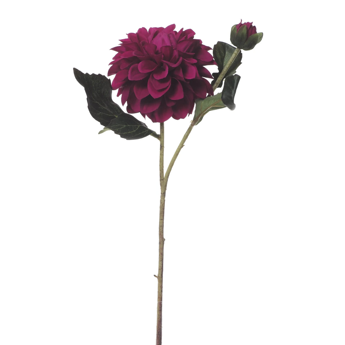 Dalia artificial de 56 cm, color ciclamen
