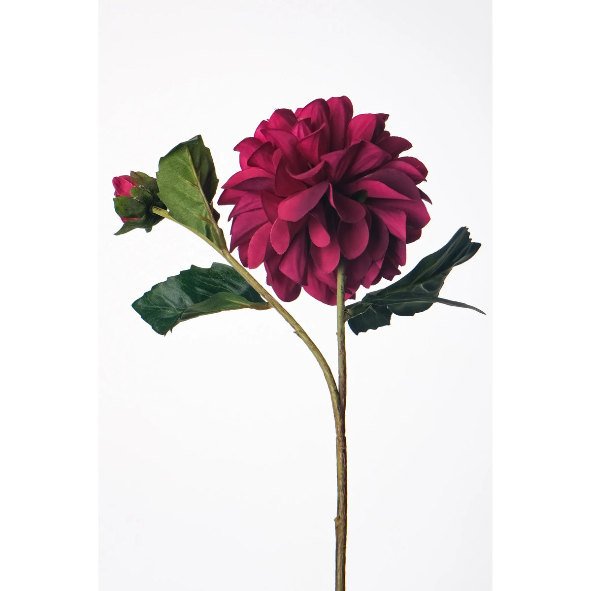 Dalia artificial de 56 cm, color ciclamen