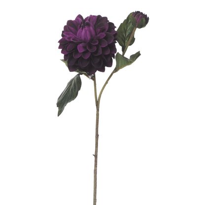 Dalia artificial de 56 cm, color lila