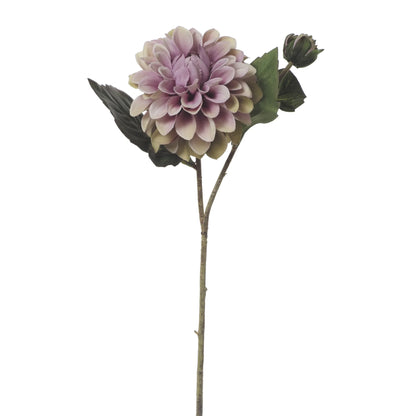 Dalia artificial de 56 cm, color malva