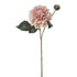 Dalia artificial de 56 cm, color melocotón