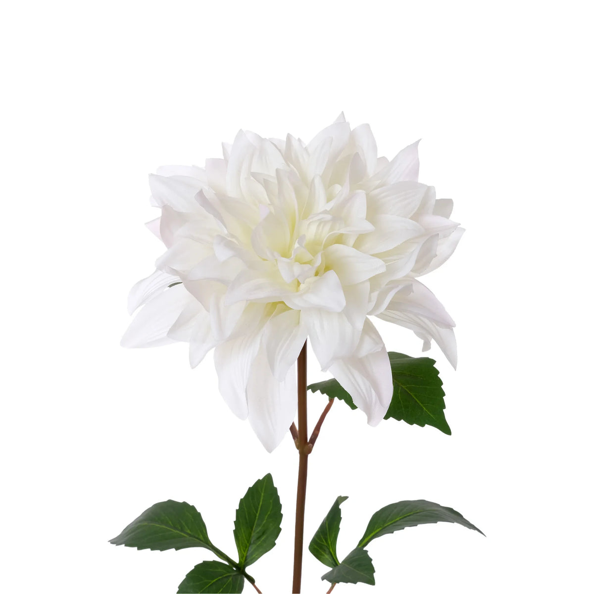Dalia artificial de 66 cm, color crema