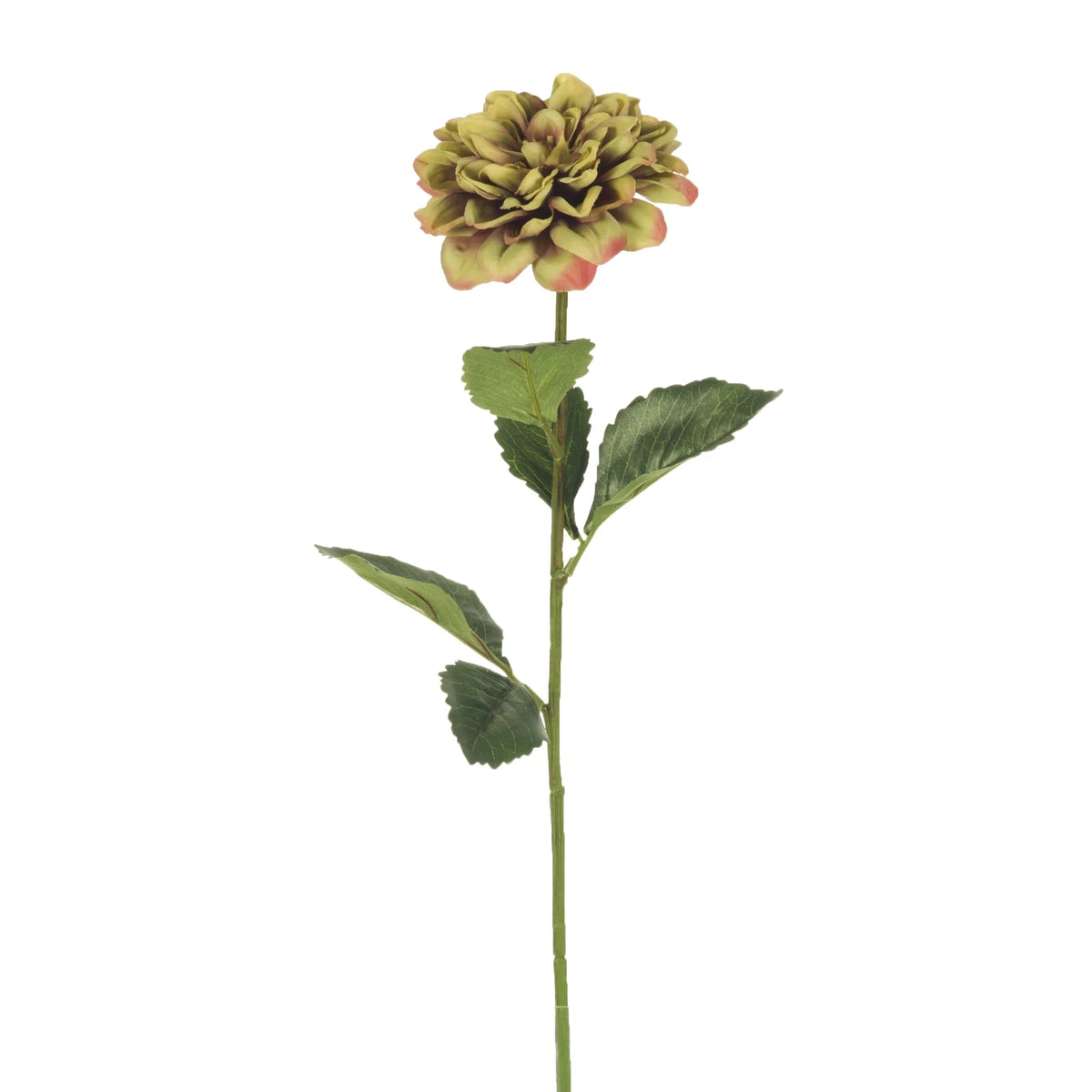 Dalia artificial de 68 cm, color verde