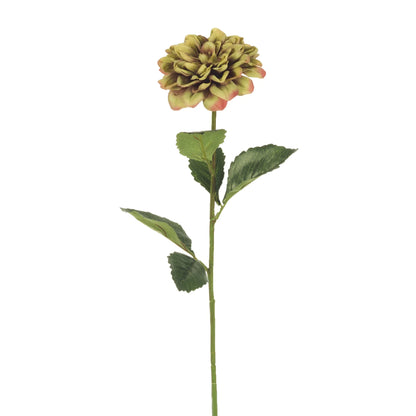 Dalia artificial de 68 cm, color verde