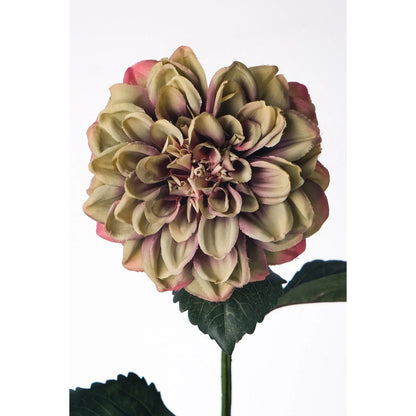 Dalia artificial de 68 cm, color verde
