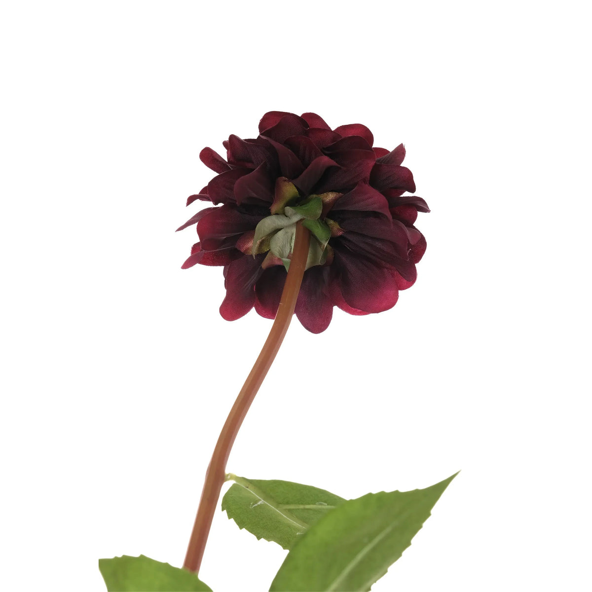 Dalia artificial de 74 cm, color burdeos