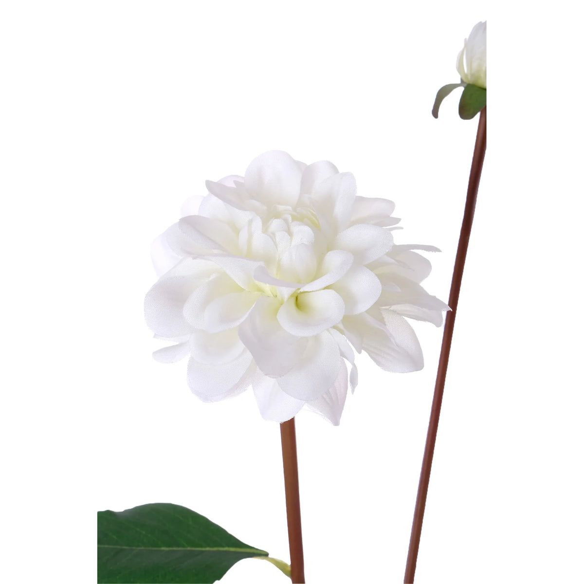 Dalia artificial de 74 cm, color crema