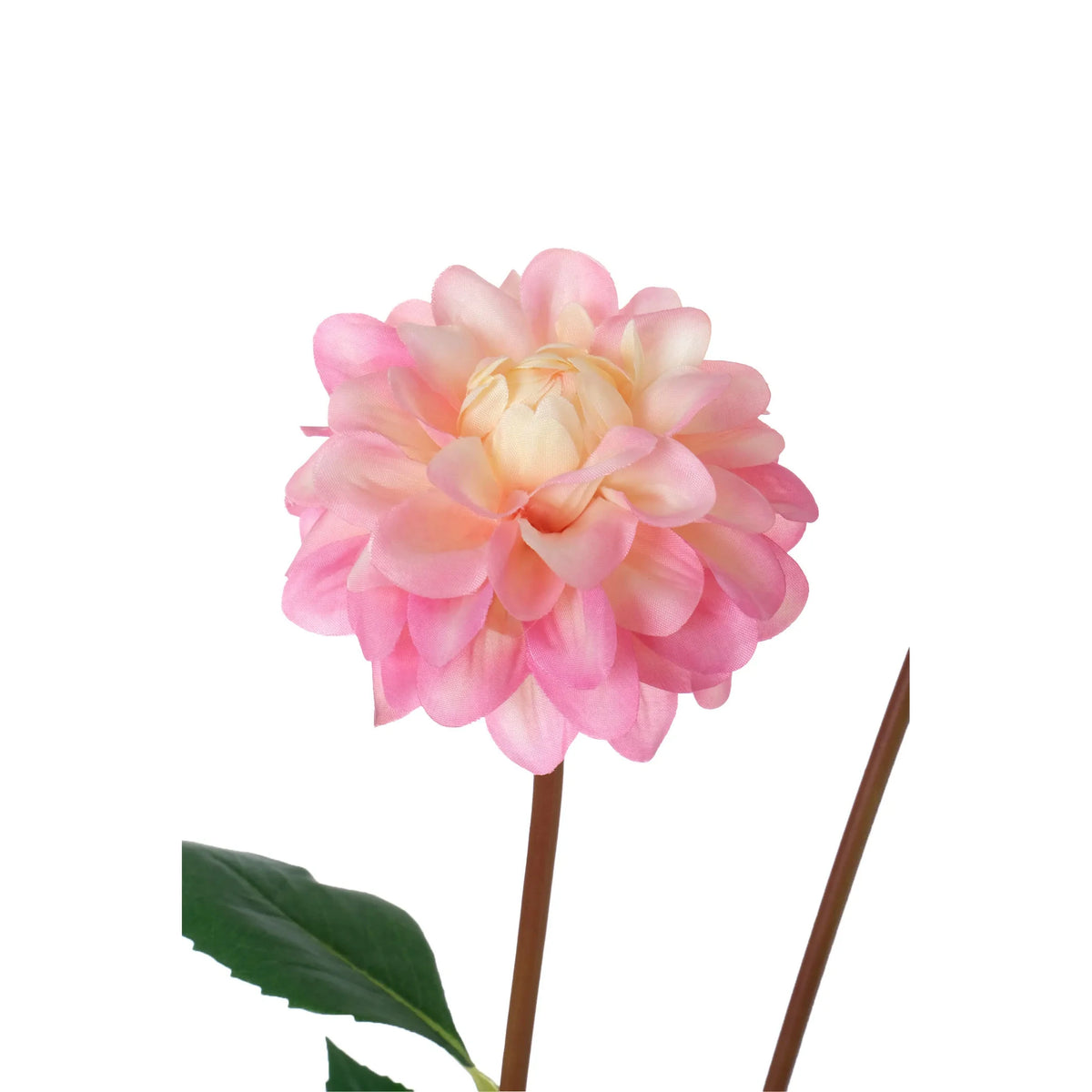 Dalia artificial de 74 cm, color rosa