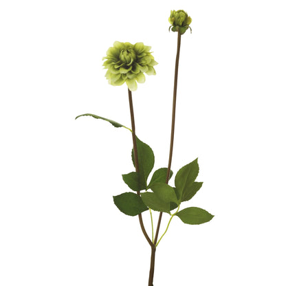 Dalia artificial de 74 cm, color verde