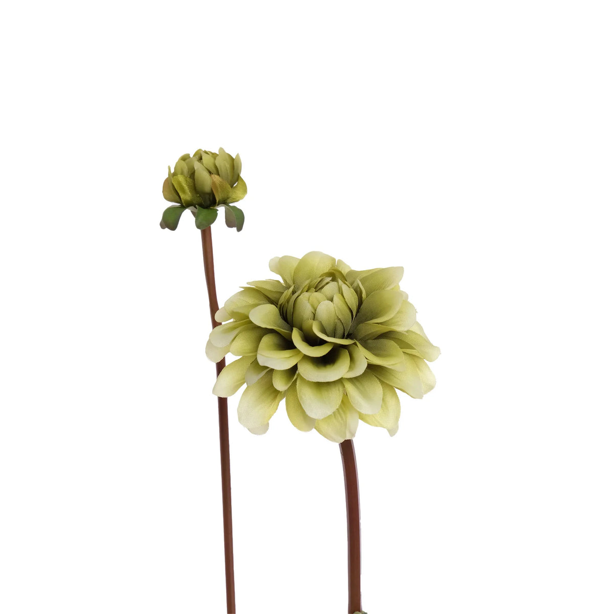Dalia artificial de 74 cm, color verde
