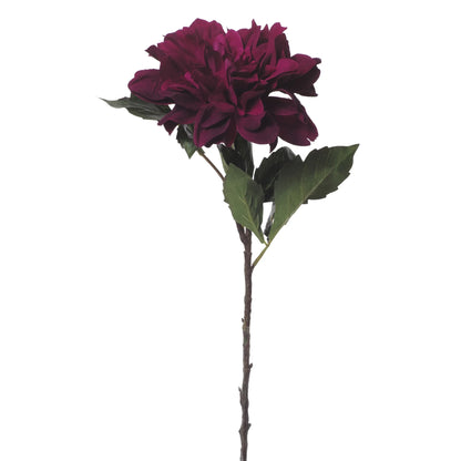 Dalia artificial Grande de 57 cm, color ciclamen