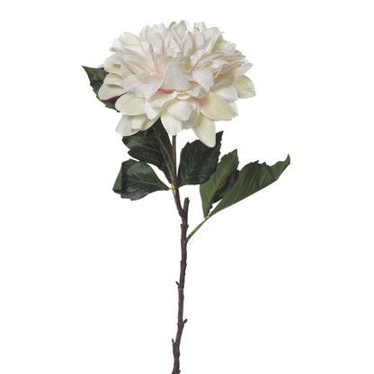 Dalia artificial Grande de 57 cm, color crema