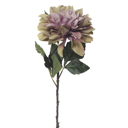 Dalia artificial Grande de 57 cm, color malva