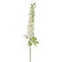 Delphinium artificial de 120 cm, color blanco
