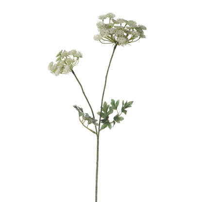 Eneldo artificial de 60 cm, color blanco