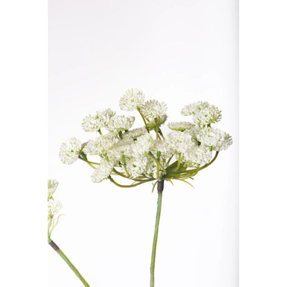 Eneldo artificial de 60 cm, color blanco