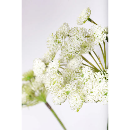 Eneldo artificial de 60 cm, color blanco