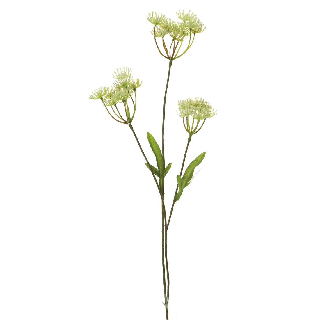 Eneldo artificial de 60 cm, color blanco
