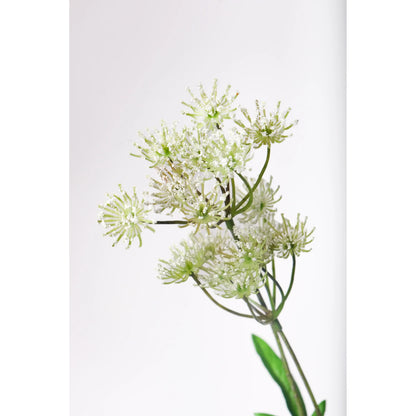 Eneldo artificial de 60 cm, color blanco