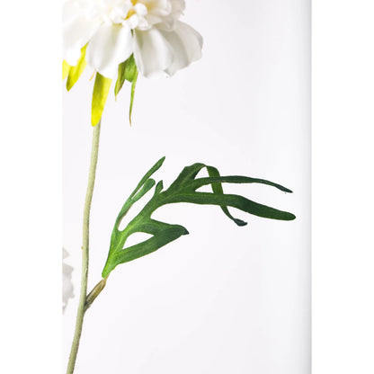 Escabiosa artificial de 50 cm, color blanco