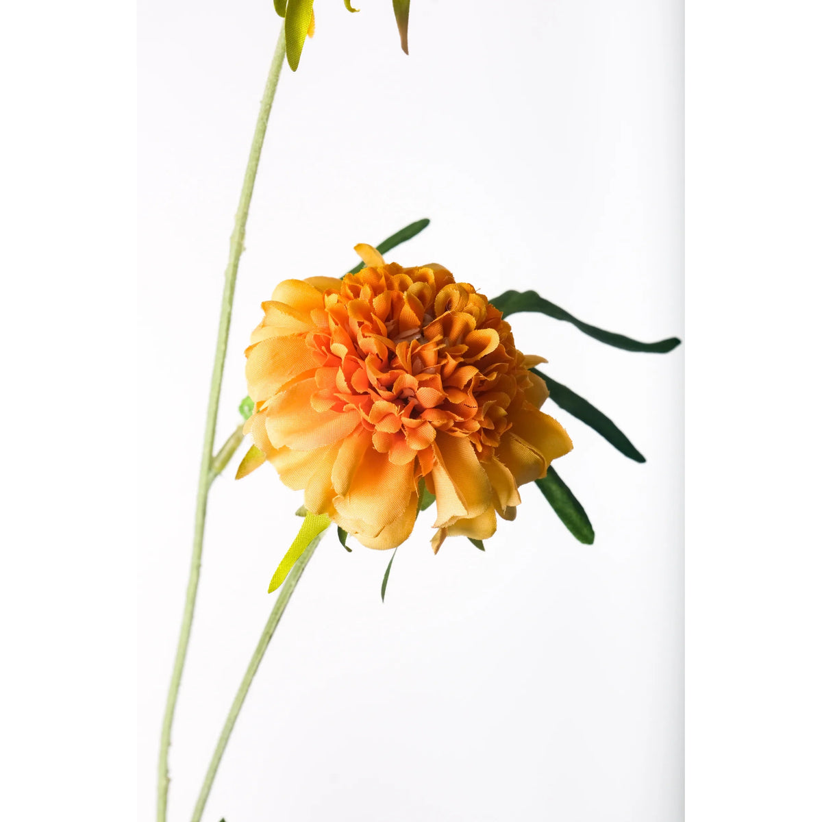 Escabiosa artificial de 50 cm, color naranja