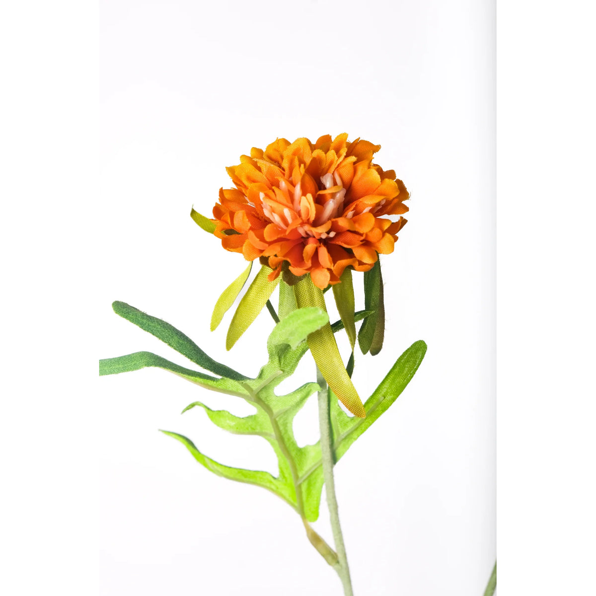 Escabiosa artificial de 50 cm, color naranja