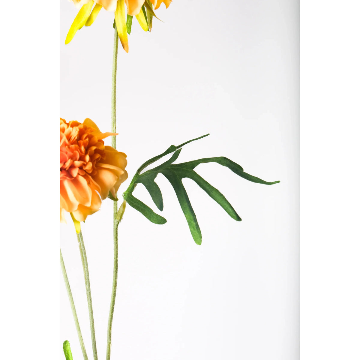 Escabiosa artificial de 50 cm, color naranja