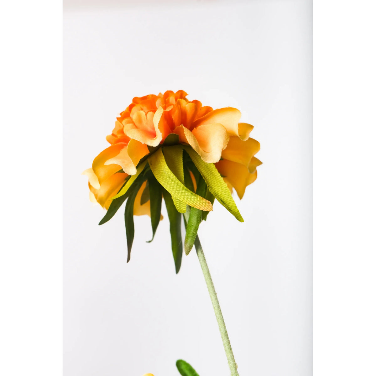 Escabiosa artificial de 50 cm, color naranja